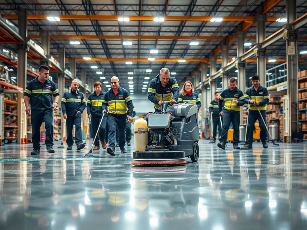 Limpeza de Chão Industrial Start Services: A Solução Ideal para sua Indústria