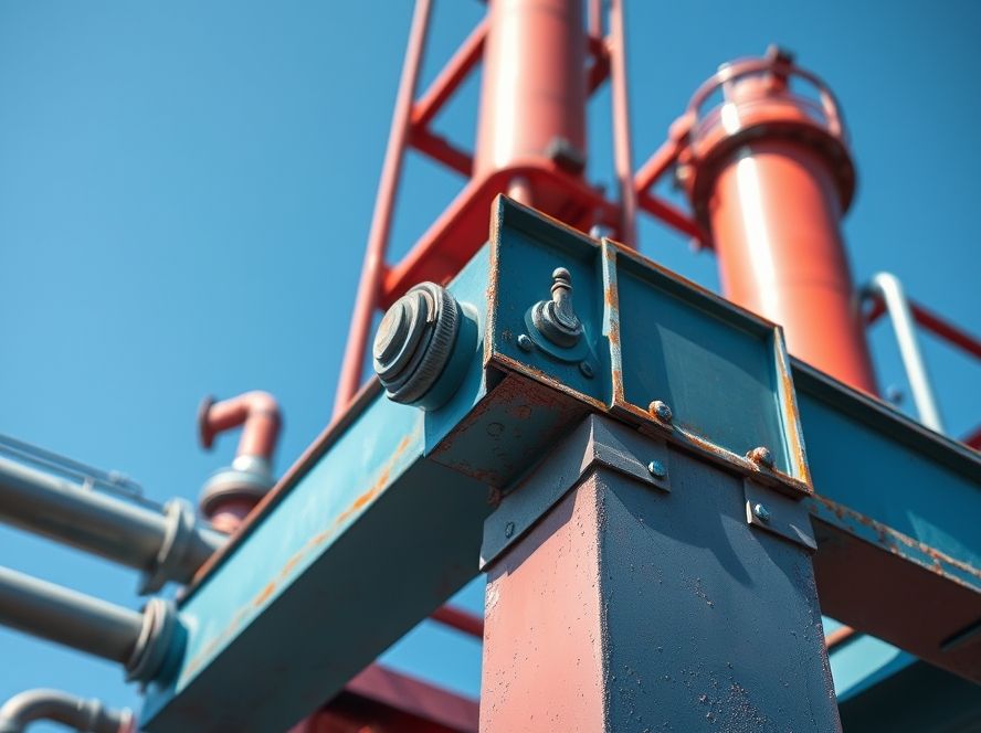 Pintura de Estruturas de Aço para Torres Industriais: A Importância da Manutenção