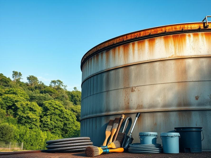 Limpeza de Tanques de Armazenamento de Água de Abastecimento Industrial Pluvial: A Importância da Manutenção Adequada