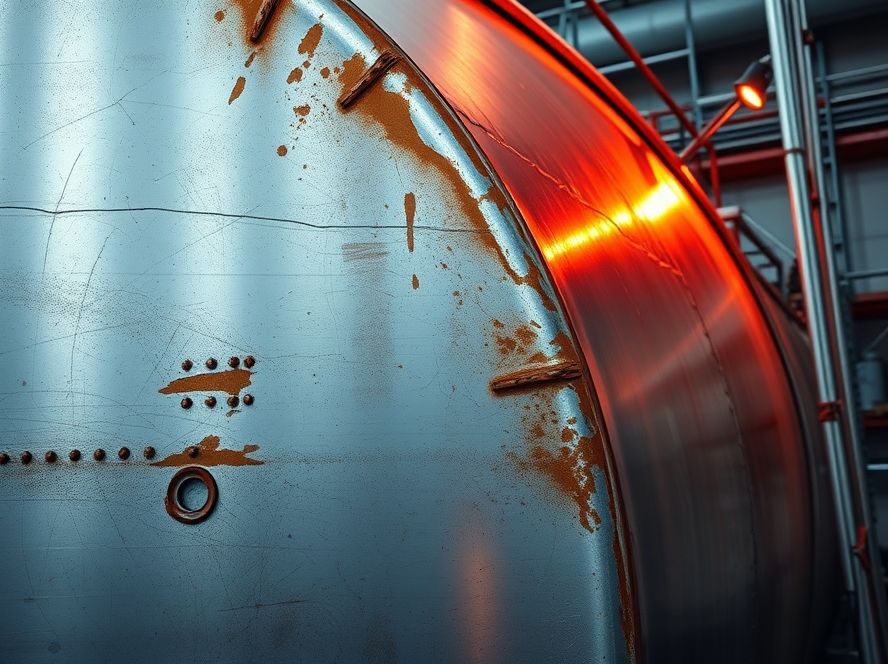 Pintura de Estruturas de Aço para Reservatórios Industriais: A Importância da Manutenção Adequada