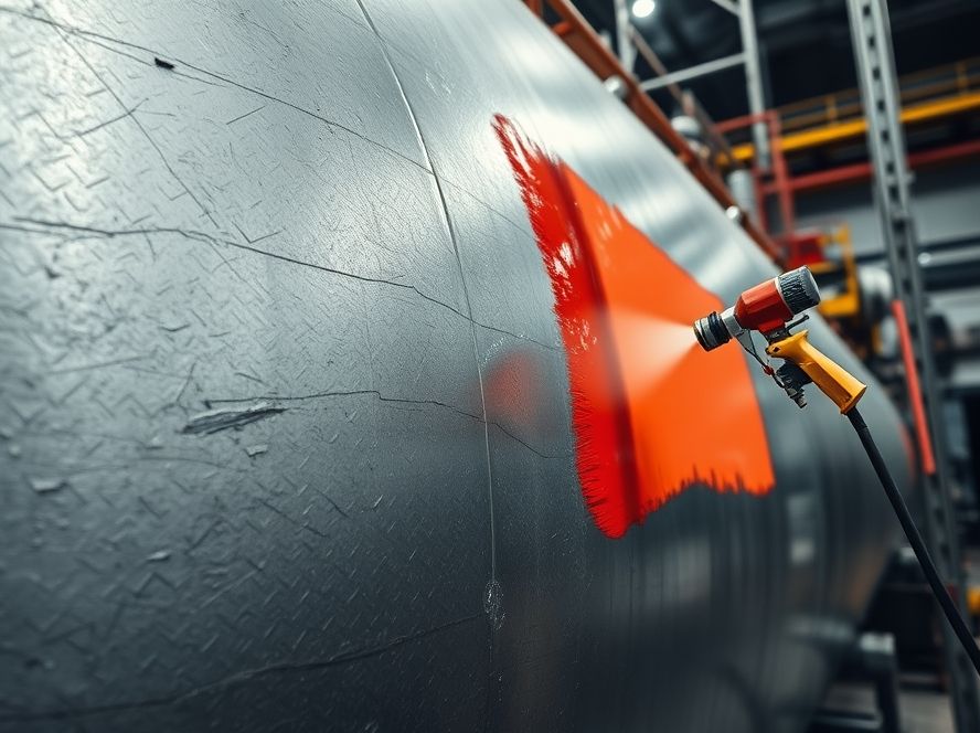 Pintura de Estruturas de Aço para Tanques Industriais: Garantindo Durabilidade e Segurança